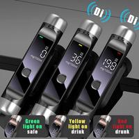 Portable Alcohol Tester Digital LCD Display Car Driving Breathalyzer Alcohol Detector With Temporary Parking Number Plate
