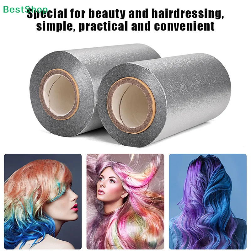 〔R〕30/50 Meters Professional Heavy Duty Aluminum Foil For Hair Coloring Highlights Bleaching Salon Barber Styling Tools