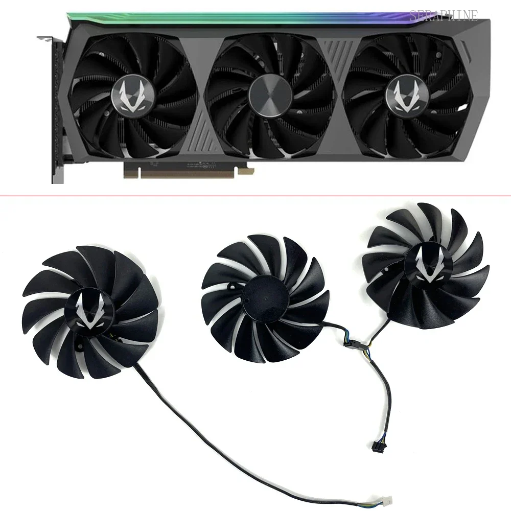 NEW 89MM 4PIN GA92S2U RTX3070TI GPU FAN for ZOTAC GAMING GeForce RTX 3070 3080 3090 Ti Trinity OC LHR 12GB Fan Cooler