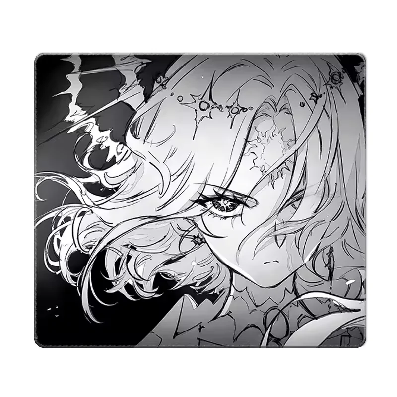 Cool And Trendy Girl Glass Mouse Pad Non-Slip Keyboard YUME Smooth Frosted Mouse Pad Gaming Offices Accessories  Desk Mats