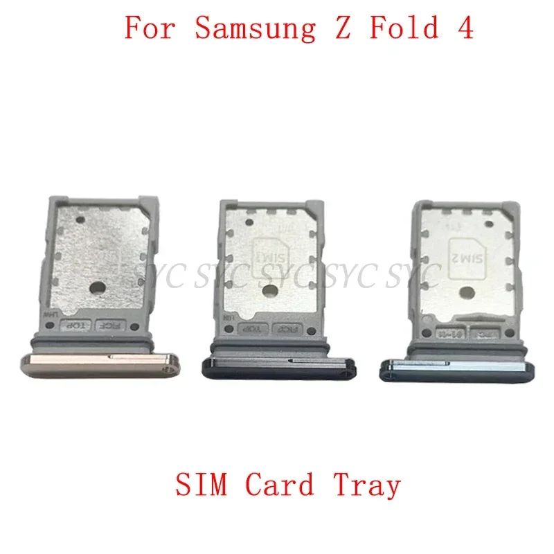 

SIM Card Tray SIM Card Slot For Samsung Z Fold 4 F936 Memory MicroSD Sim Card Tray Holder Repair Parts