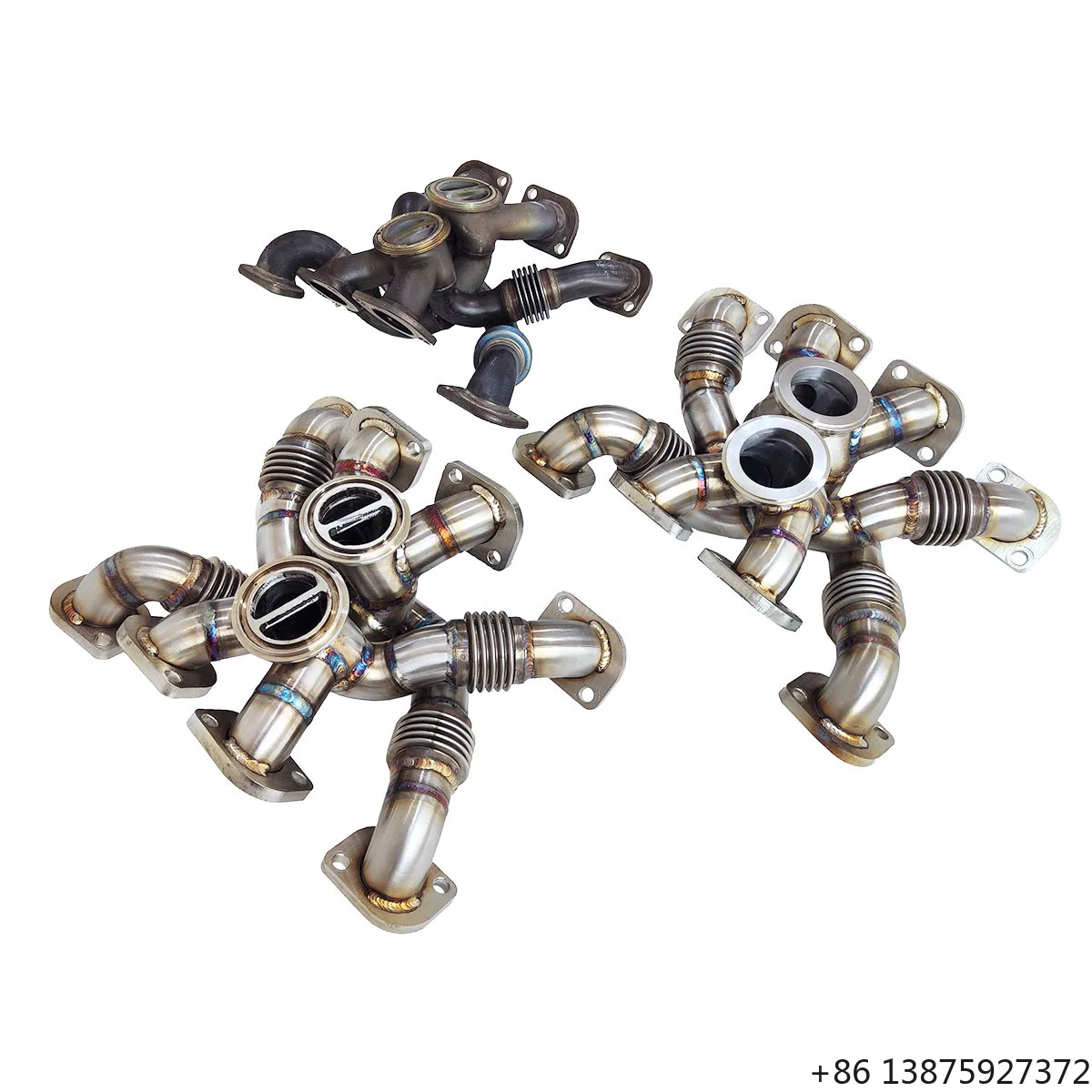 

Ecnal for X5M X6M F95 F96 Performance Exhaust Manifold Stainless Steel Double Channel Four-in-one Design Material