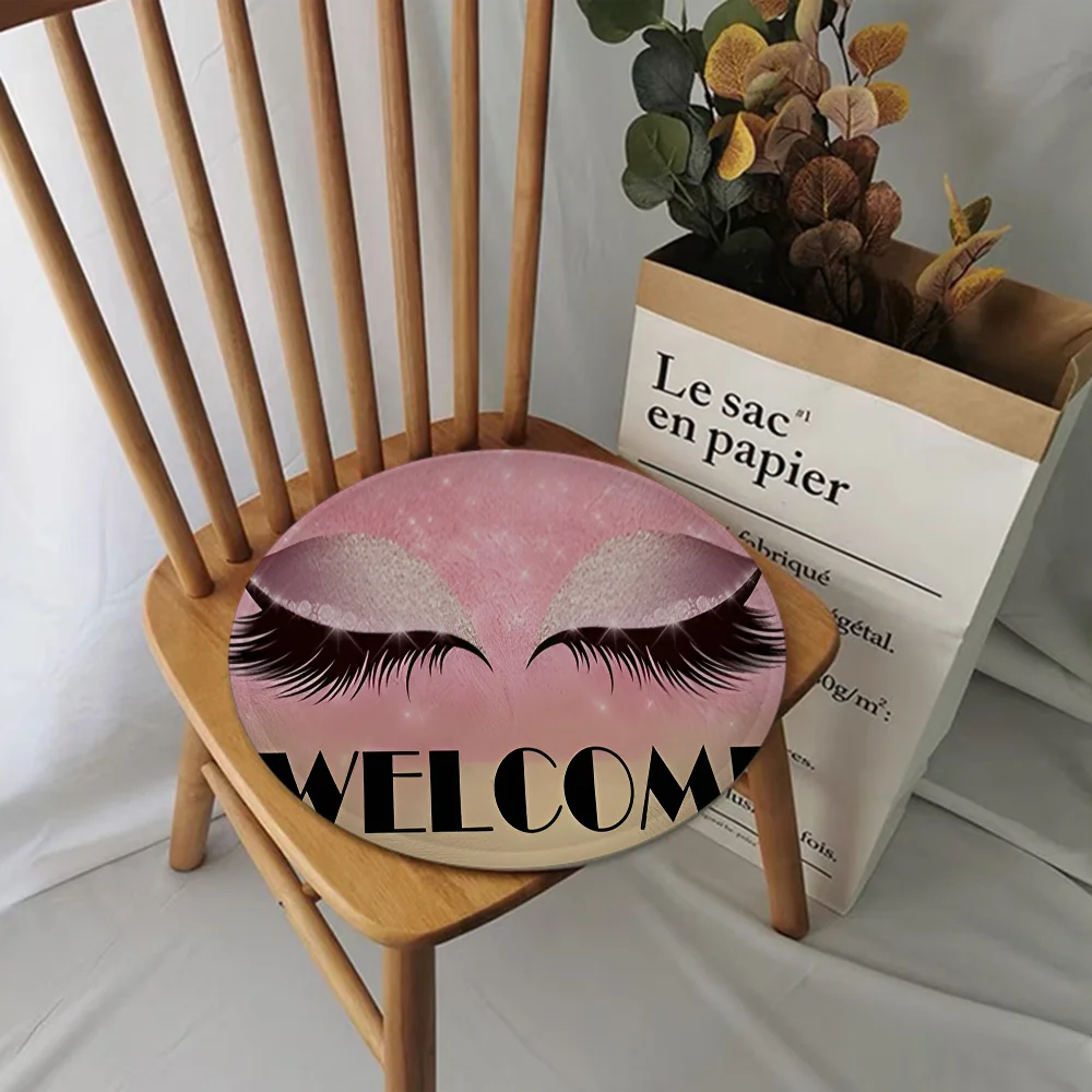 Eyelash Decorative Square Dining Chair Cushion Circular Decoration Seat For Office Desk Cushions Home Decor