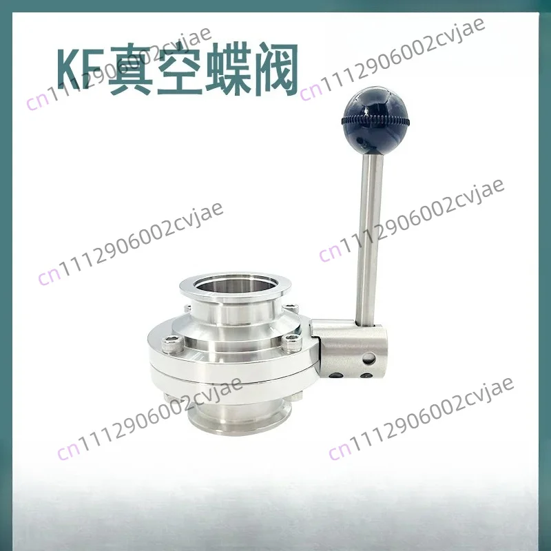 KF 16 25 40 50 Butterfly Valve SUS 304 Stainless Steel Sanitarry Vacuum Plumbing Flow Control Brew