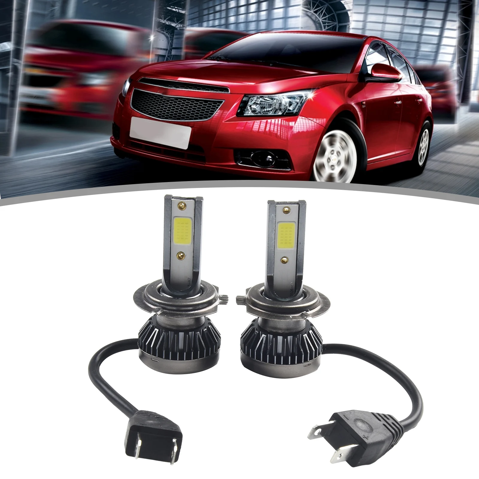 Headlamp Bulbs Headlight Practical Canbus White DC 9V-32V H7 Hi/Low Beam Kit 20000LM Plug And Play 270 Degrees Car LED Lights