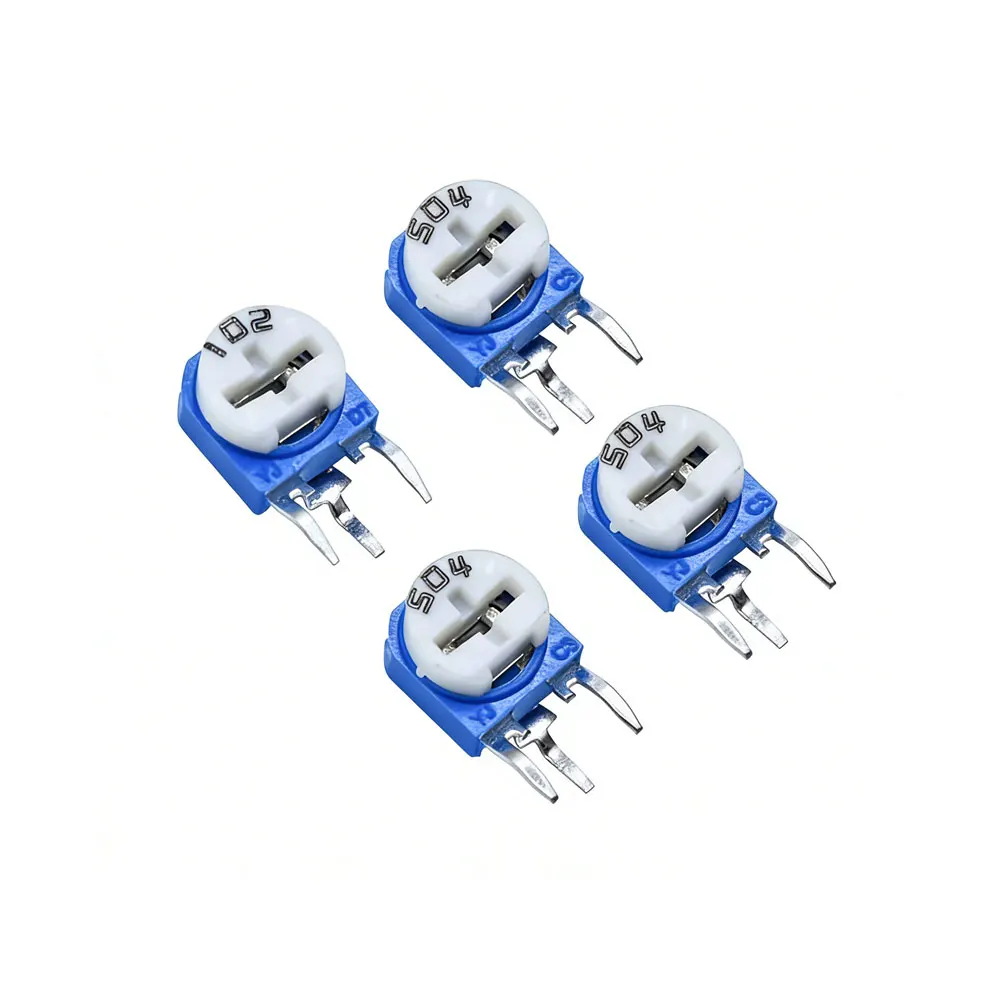 10pcs Rm063 Rm-063 100 200 500 1k 2k 5k 10k 20k 50k 100k 200k 500k 1m Ohm Trimpot Trimmer Potentiometer Variable Resistor