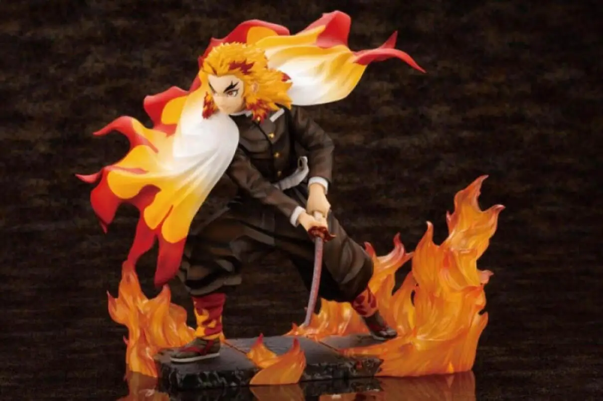 Genuine In Stock Kotobukiya ARTFX J Demon Slayer Tanjiro Nezuko Zenitsu Inosuke Shinobu Giyu Kyojuro Tengen Figure Anime Model