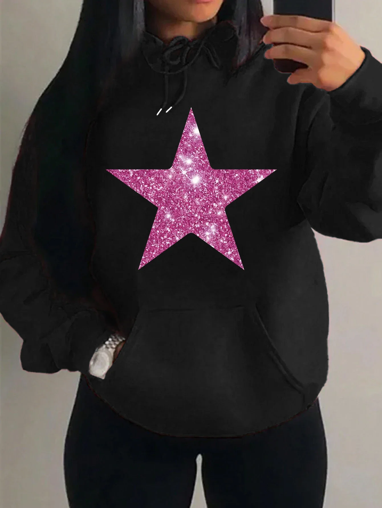 

Мужской и женский топ с принтом больших размеров, свободный повседневный, мягкий, удобный и дышащий, свободный пуловер с капюшоном для занятий спортом на открытом воздухе