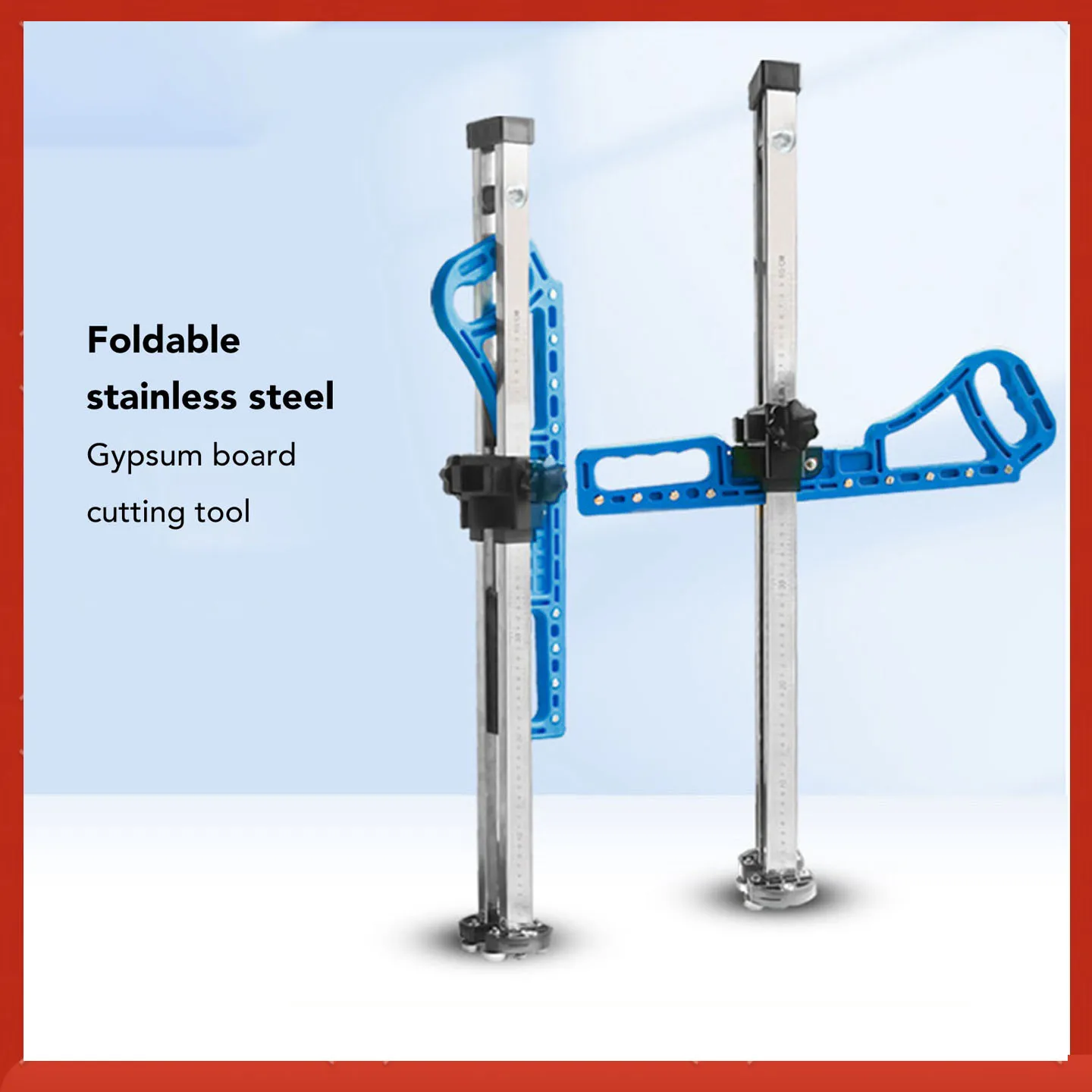 

2 to 60cm Blade Adjustable Drywall Cutter Foldable Portable Gypsum Board Cutting Tool