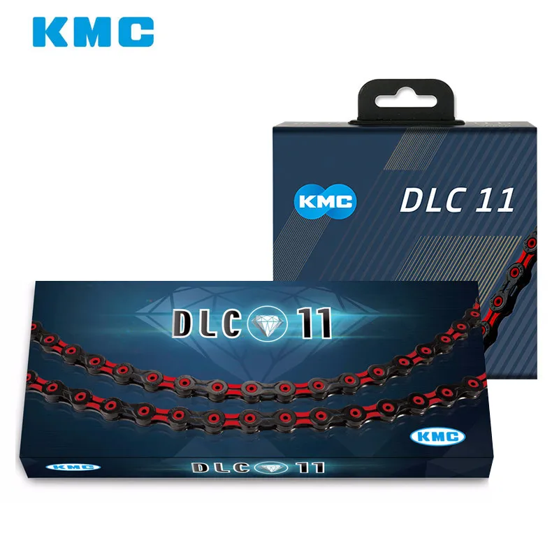 KMC Chain DLC 12 Speed Road Bike Carbon Diamond Chains Ultralight 126L 1/2\