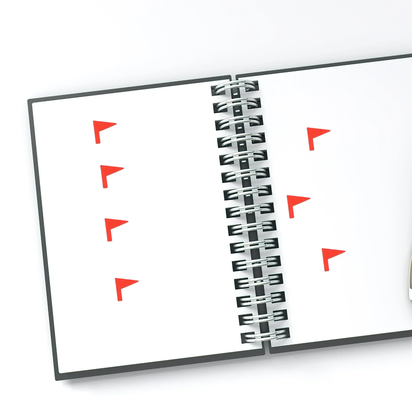 

288Pcs Marking Stickers Residue-Free DIY Label Decals for Workspace Deadlines Information Highlighting Flag Stickers