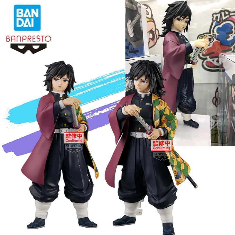 In Stock Bandai Banpresto Blade of Demon Destruction Grandista Tomioka Giyuu Anime Action Figures Model Collect Ornaments Toy