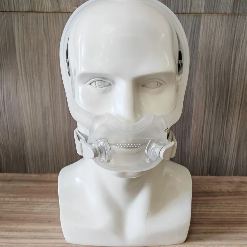 Full Face Mask With Headgear Anti Snoring Sleep Apnea Mouth Nasal Mask Ventilator Accessories Anti Snoring CPAP Nasal Mask