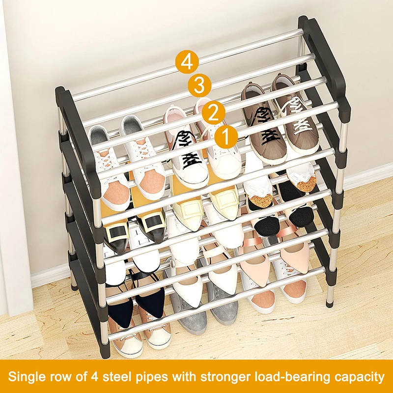 3-7Floor Simple Shoe Rack Multi Layer Dustproof Household Doorstep Shoe Cabinet Storage Space Saving Assembly Of Small Shoe Rack