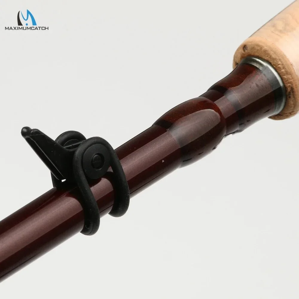 MAXIMUMCATCH Tenkara Fly Rod Hook Keeper Multi-Pack 2/4/6 مجموعات (6-18 قطعة) أشرطة قضيب سريعة الإصدار لراحة الجانب #4