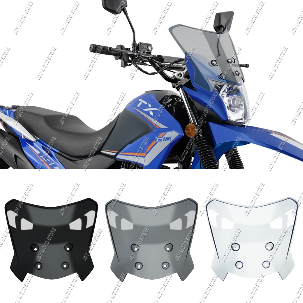 For Keeway TX150 Motorcycle Universal Windscreen Windshield Covers Screen