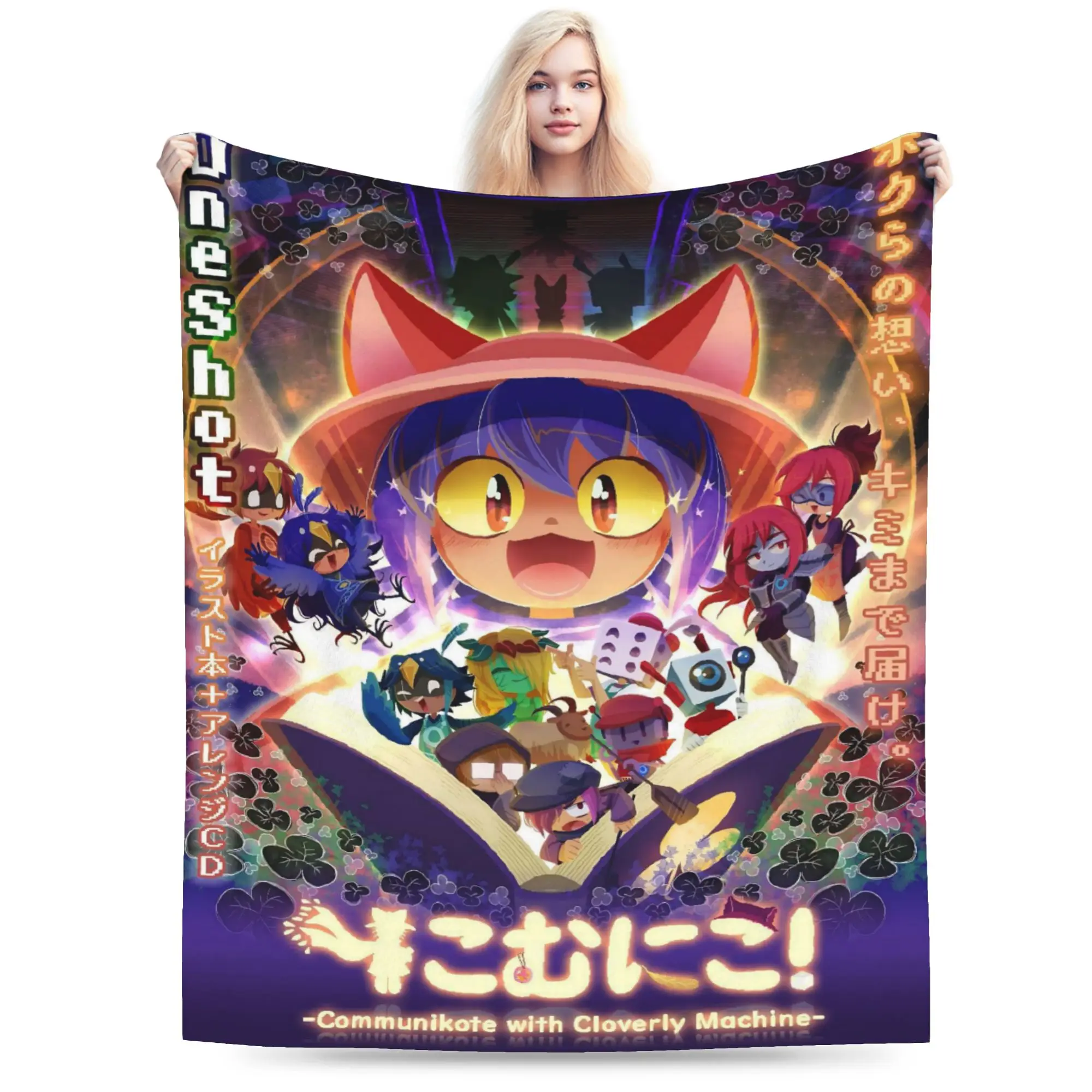 OneShots Niko Merch Blanket Super Soft Warm  Throw Blankets for Couch 50x60 Inches Multi-size Bedspread