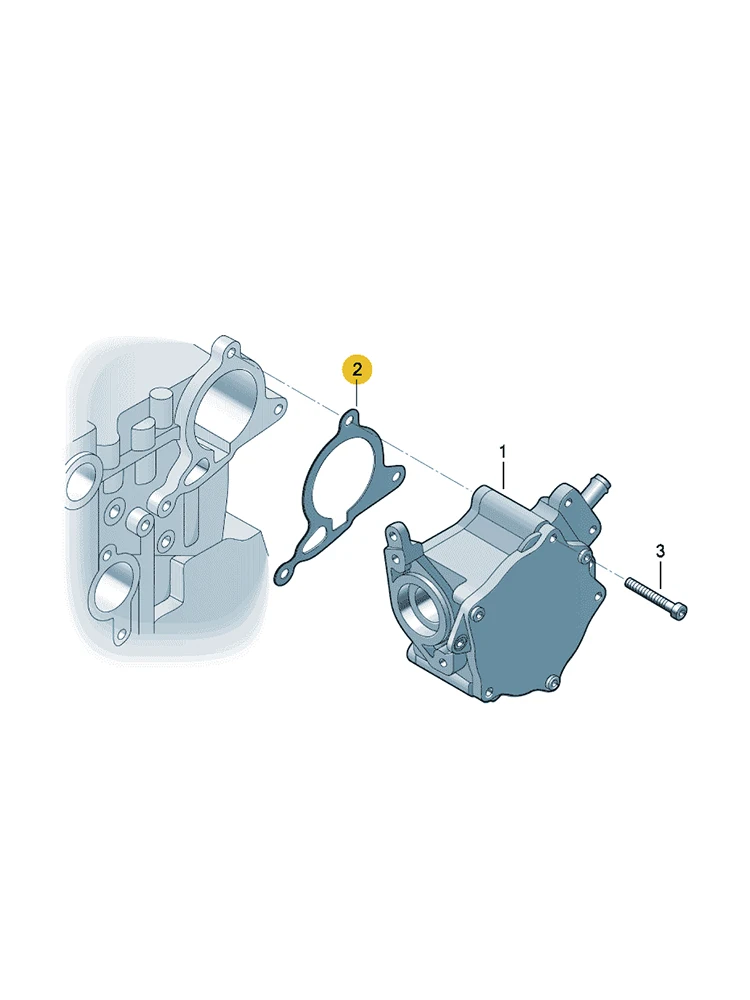 BOICY Engine Vacuum Pump Seal Gasket For VW CC Golf Jetta Passat Audi A1 A3 A4 A6 Q2 Q3 Q5 Q7 06K103121B 06H103121J 06K103121C