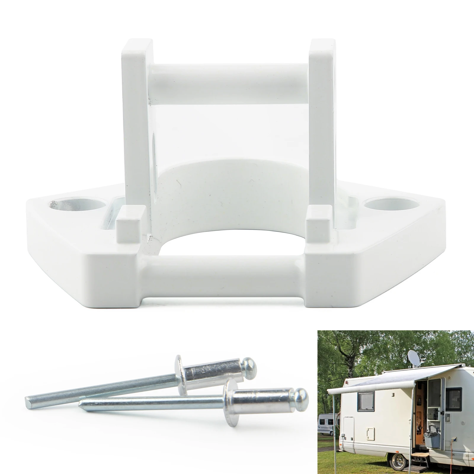 RV Awning Bottom Foot for Sunchaser II Aluminum High Strength for Awning Hardware