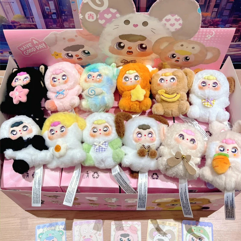 

DouBao Chinese Zodiac Series Blind Box Cute Rabbit Pig Anime Dolls Mystery Box Vinyl Plush Animal Doll Keychain Surprise Bag Toy