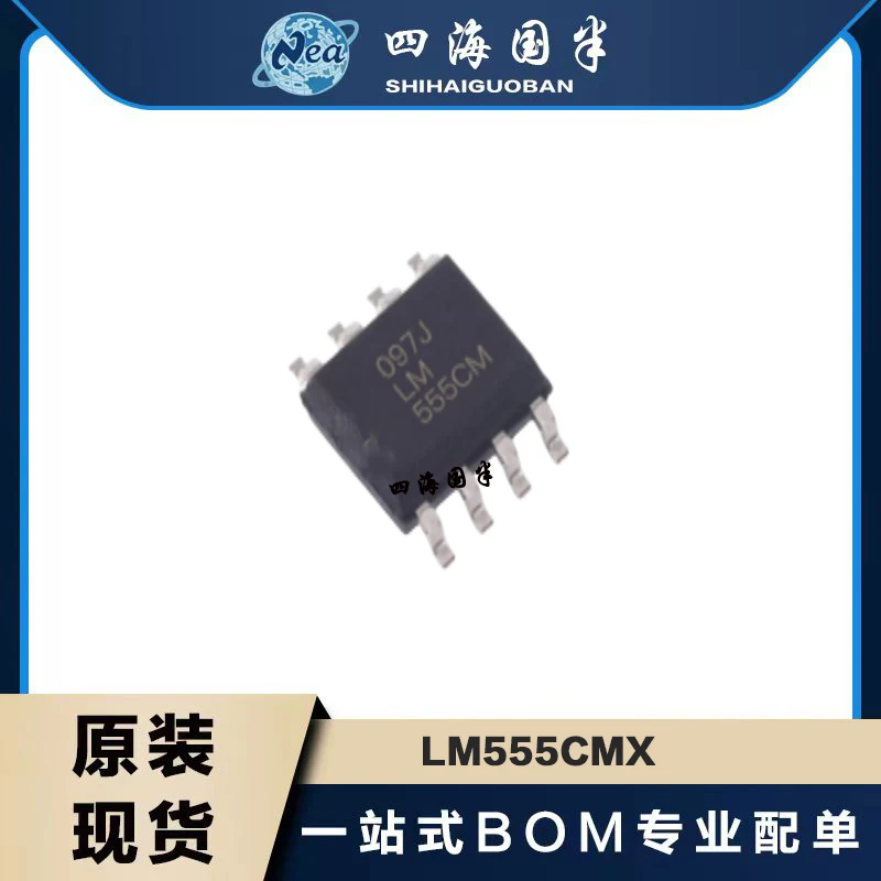 (10PCS)  NEW LM555 LM555CM  SOP8 LM555CN DIP8  LM555CMM VSSOP-8 Real-Time Clock Chip New Original In Stock