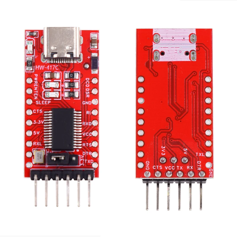 USB to TTL FT232RL FTDI USB 3.3V 5.5V to TTL シリアルアダプタモジュール Arduino FT232 Pro サポート Type-C ミニインターフェイス