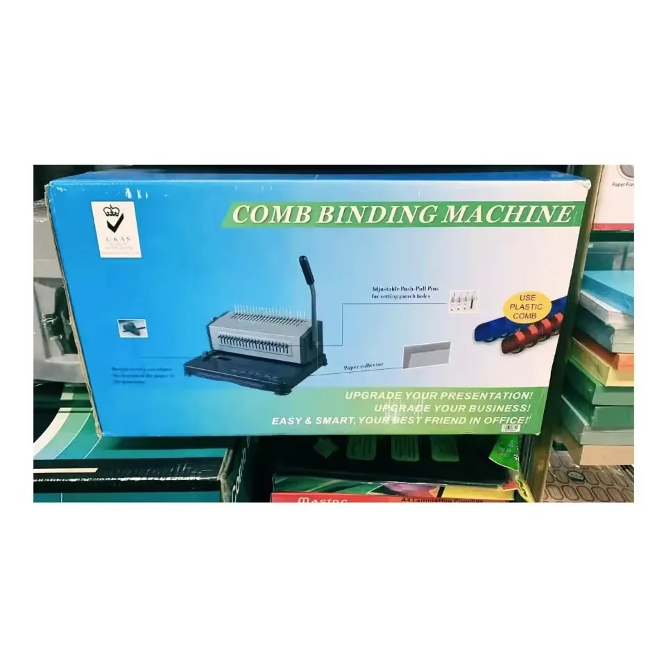 21 holes manual best selling wholesale high quality  book binding machine office comb binder notebook binding machine