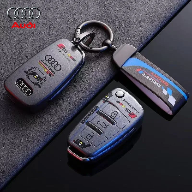 

New Tpu Sport Style Car Key Cover Case Shell for Audi A1 A3 A4 A5 A6 A7 Q3 Q5 S6 B6 B7 B8 C6 8P 8V 8L Tt Rs Accessories