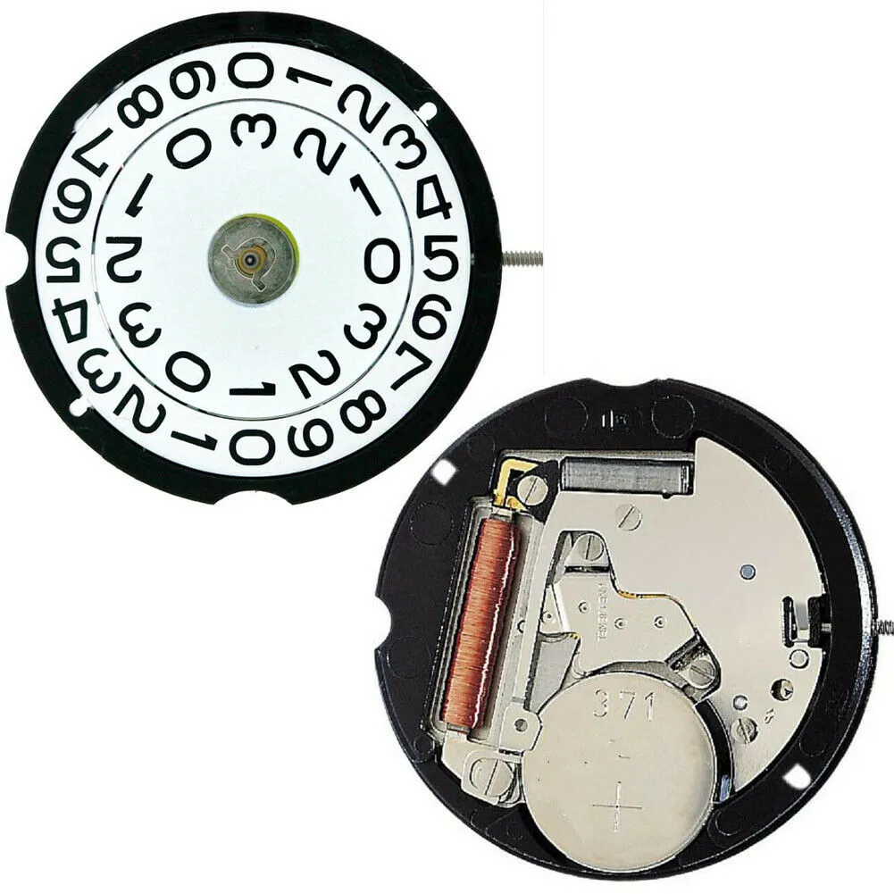 3mm Thickness 23.9mm Diameter 3 Hands Big Date at 3 Quartz Watch Movement Replacement For Ronda 509 with Battery Watch Accessory