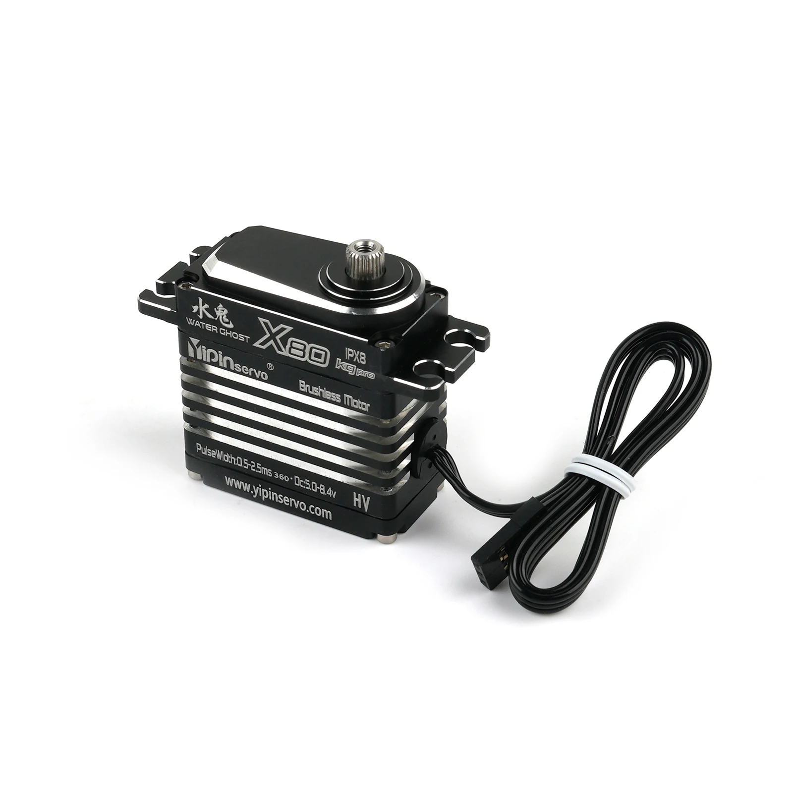 Servo digital de metal de alto torque 80KG X80 180 ° /270 ° /357 ° /360 °   Servos de motor sem escova brinquedos DIY para carros RC modelo de robô peças de energia