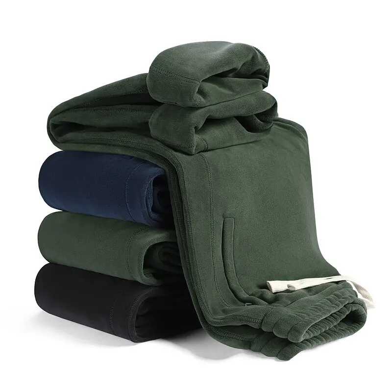 

Autumn and Winter New Fashionable Thick Warm Pants with Velvet for Men's Casual Loose Sport Large Size High Quality Pants M-4XL