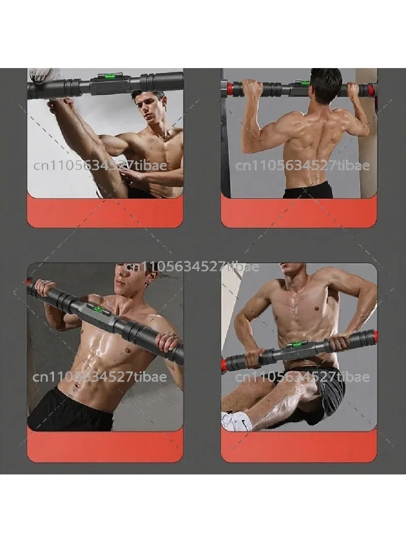Anti Drop Indoor Horizontal Bar Home Wall-mounted Pull Up Bar No Punching Corridor Fitness Equipment
