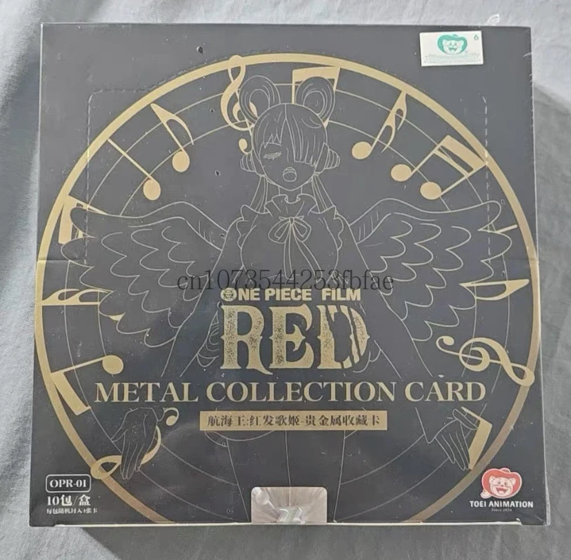 Genuine One Piece Red Haired Songstress Precious Metal Collection Card Luffy Cp Pure Gold Silver King Card Bag Anime Toys Gifts view 6