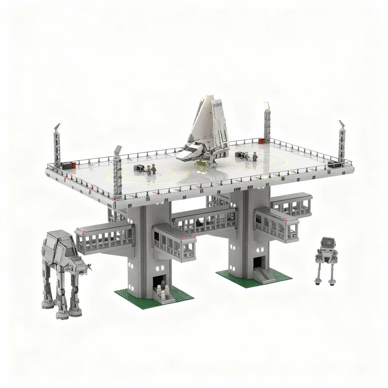 18743PCS MOC Space Battle Bundle Episode 6 On Forest Moon Galactic Empire Bunker Shield Generator Model Building Blocks DIY Gift