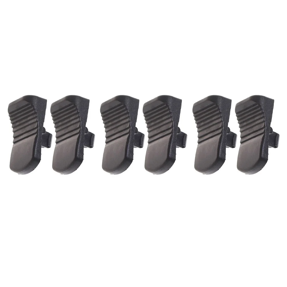 6 個アングルグラインダースイッチボタンボッシュ GWS6 8-100 125 FF03-100A プラスチック 2.5 × 2 センチメートル電動工具交換スイッチボタン
