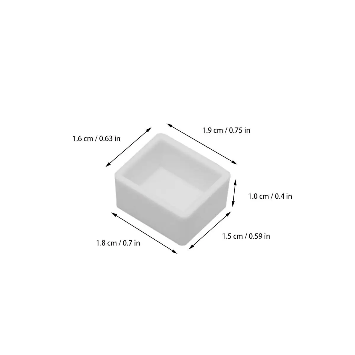 50 Pcs Empty Watercolor Pans Reusable Containers Sturdy Half Pan Set for Sketching Portable Size Fits Repacking