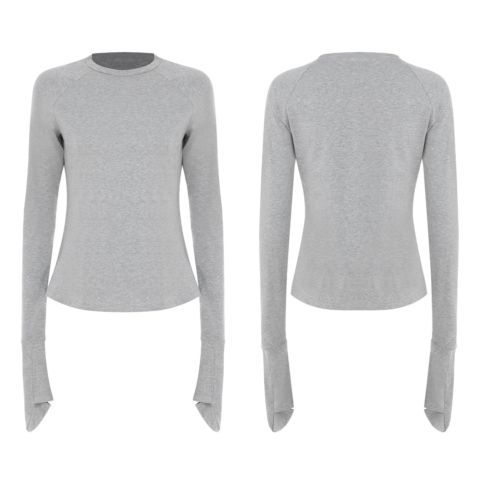 Women Long Sleeve with Stay-on Scratch Mitts Anti-scratch T-shirt Top Adult Special Needs Adaptive Clothing Sleepwear Loungewear