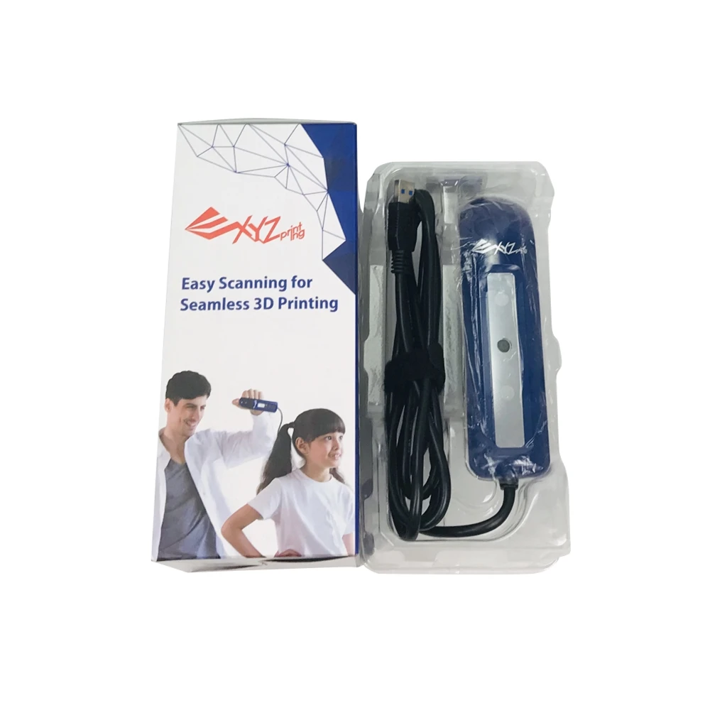เครื่องสแกนแบบมือถือ LY XYZ รุ่น 2.0 สำหรับการสร้างแบบจำลอง 3 มิติ ความแม่นยำสูง เชื่อมต่อผ่าน USB สำหรับเครื่องพิมพ์ 3 มิติ