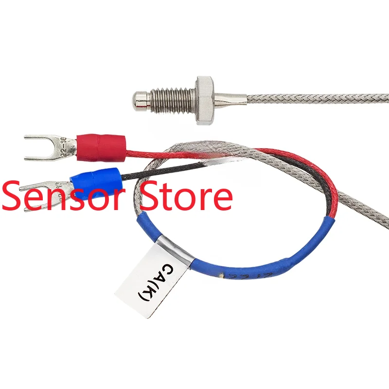 5PCS Temperature Sensor E52L-CA1D M6 Wire Length 2M K Type Thermocouple