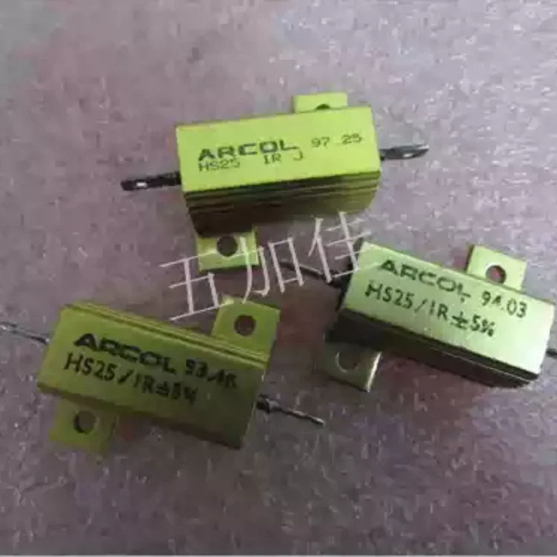 British HS25 1RJ 1R 25W high-power aluminum shell resistor