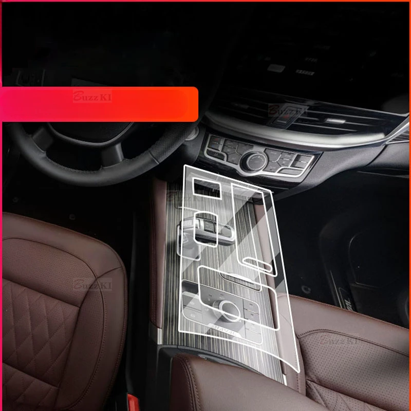 For Haval H9 2022-2023 Gearbox Panel Navigation Automotive Interior Protective Film Anti-Scratch Accessories Sticker