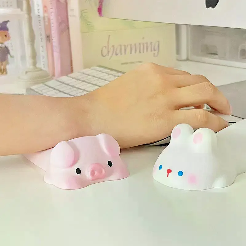 Decompression Mouse Pad/Wrist Pad Ergonomic Wrist Support Stress-relieving Toy For Office Computer Desk Gaming Mouse Keyboard