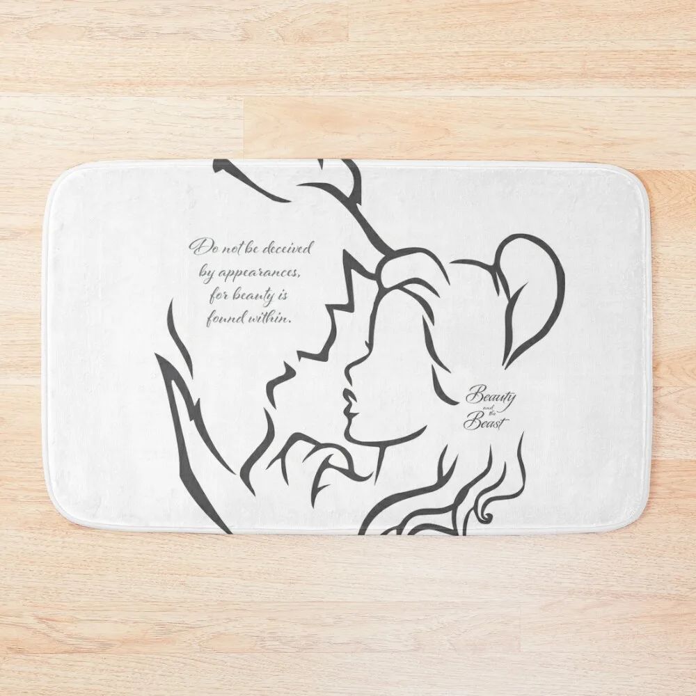 

beauty is found within Bath Mat External Entrance Doormat Bathroom Carpet Absorbent Rug Mat