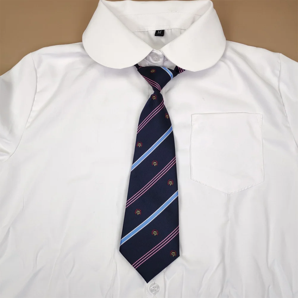 2 قطعة ربطة العنق تأثيري مخطط نمط اليابان Jk موحدة زي حفلة Cravat تأثيري ملحق الكرتون التعادل