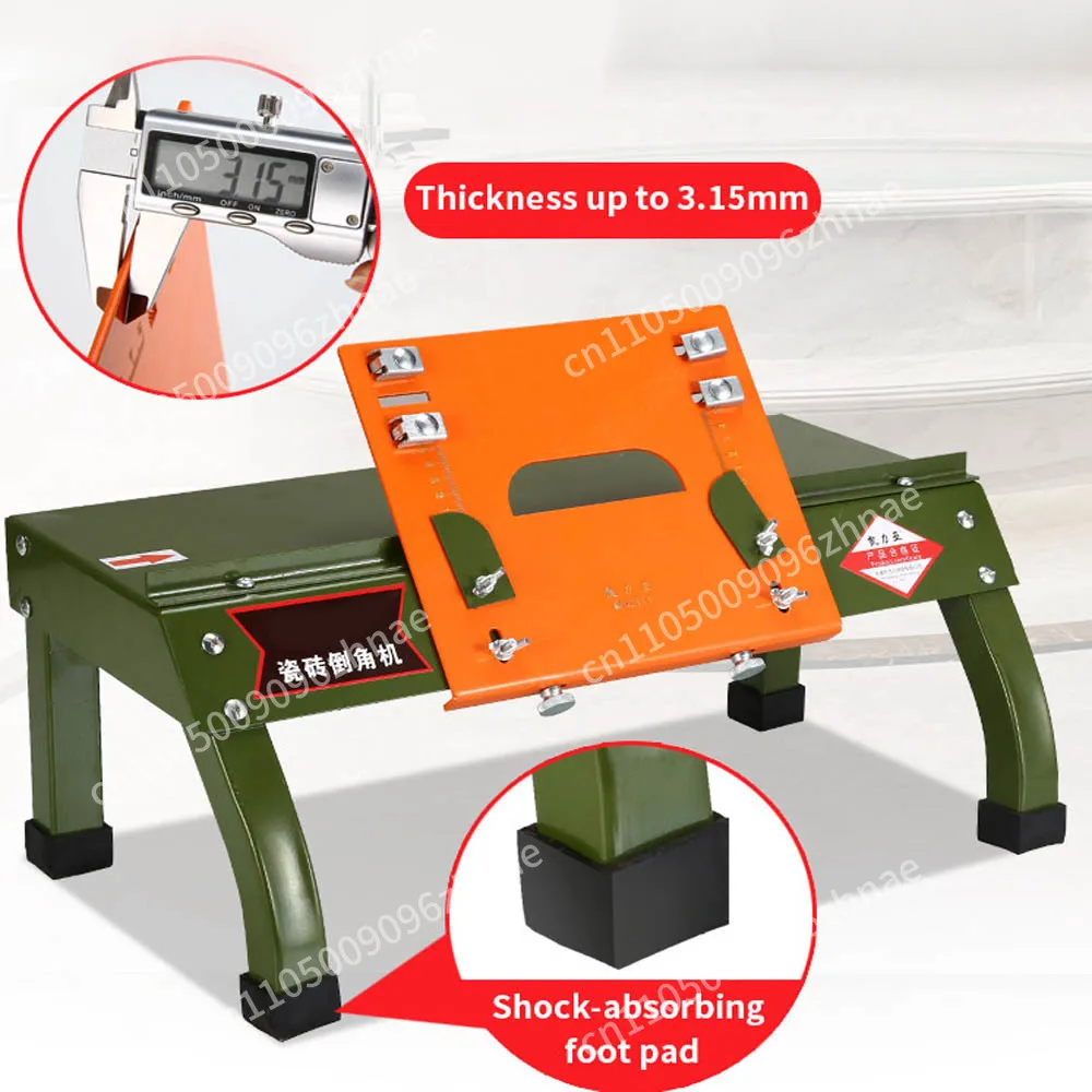 Multifunctional clean water jet ceramic tile chamfering machine high precision 45 degrees portable small desktop