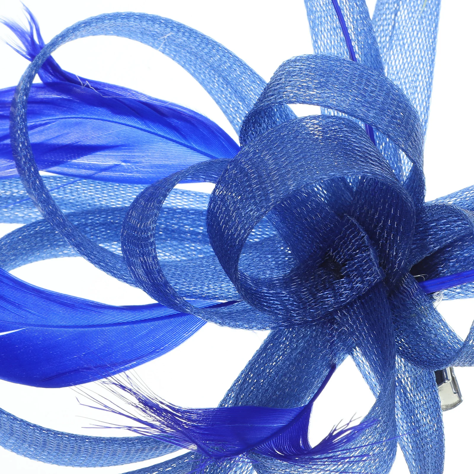 

Net Tulle Fascinator Hair Clip Bridal Wedding Party Banquet Accessory Women Fashion Hairpin Decorative Gift