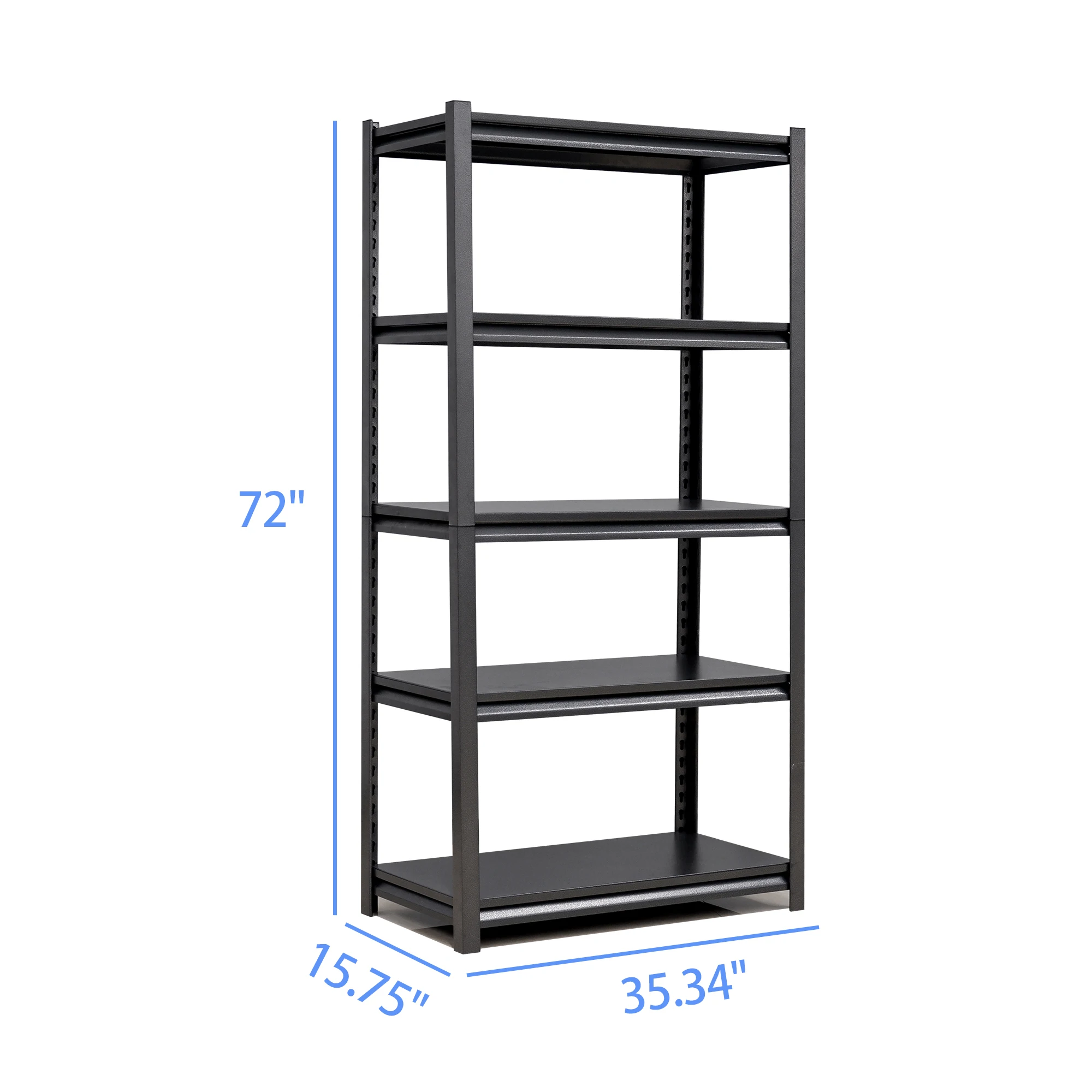 5-Tier Adjustable Metal Shelving Unit 47.2