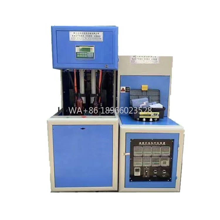 آلة نفخ الزجاجات البلاستيكية ذات السرعة العالية للمياه المعدنية الأوتوماتيكية للحيوانات الأليفة