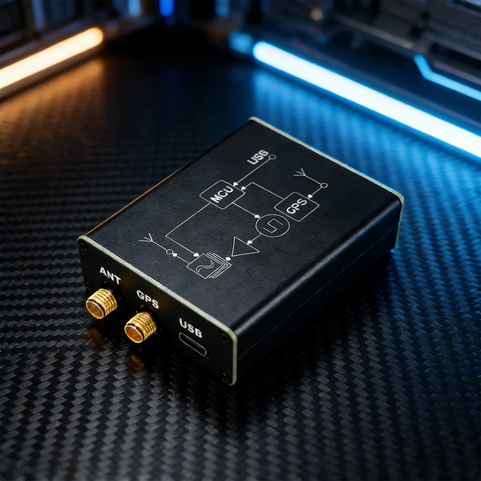 1-30MHz SI5351 WSPR Transmitter with TCXO and GPS Automatic QTH Positioning 23dBm for Test Measurement Tool Accessory USB-5V