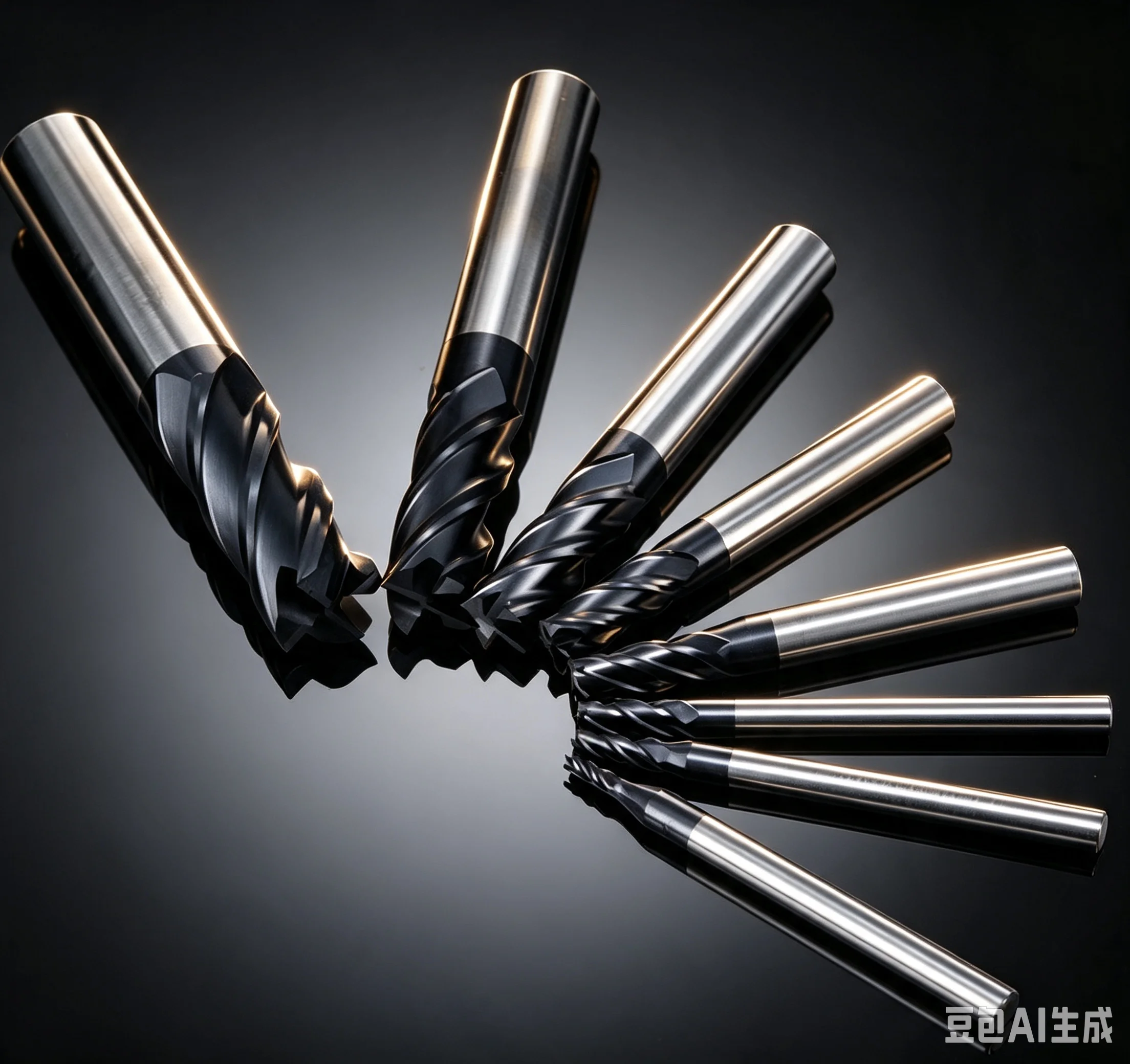 Milling Cutter Hrc50 Endmill Alloy Tungsten Steel Cnc Maching SHAZAM Milling Machine Tools For Steel 1.0mm-12.0mm